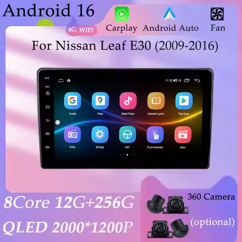 CarPlay Android for Nissan Leaf E30 2009 - 2016 YouTube Facebook GPS Navi Car Radio Multimedia Playe