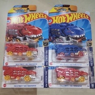 Hot Wheels HW Screen Time: HW Ultimate T-Rex Transporter Red or Blue