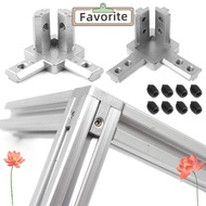 FAVORITEGOODS Bracket Connector Aluminum Alloy with Screws 2020 3030 4040 Series Slot 3-Way