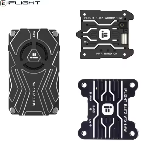 IFlight BLITZ Whoop 5.8G/4.9G 2.5W/1.6W VTX 40CH Raceband Built-in Microphone CNC Shell Cooling Fan 