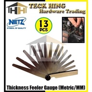 NIETZ 13pcs Thickness Feeler Gauge Filler Gauge 580-22-013