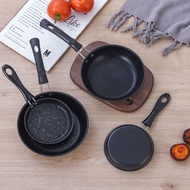 Wok Frying Pan Medical Stone Non-Stick Pan Frying Pan Frying Pan Fried Egg Dumpling Mini Omelette Handy Tool Steak Induction Cooker Gas Stove Non-Stick