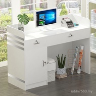 Simple Store Cash Register Reception Small Hairdressing Network Clothing Store w & Table Red Trendy 