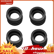 4pcs Carburetor Interface Adapter Intake Manifold for   600R Ninja600 ZX600 GPX600R GPZ600R ZX500 GP