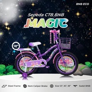 Sepeda anak perempuan BNB MAGIC, RAINBOW dan 12-16-18inc