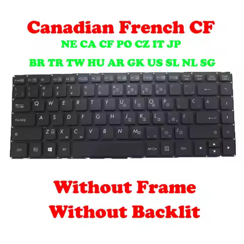 No Backlit S410 Keyboard For Getac S410 G1 G2 G3 S410G1 G2 S410G3 Arabia Brazil Canada Greece GK Hun