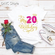 It'S My 60 20 30 40 Nd Birthday Tshirt 40nd 50nd 60nd 15nd Birthday T-Shirt Women Custom Birthday Pa