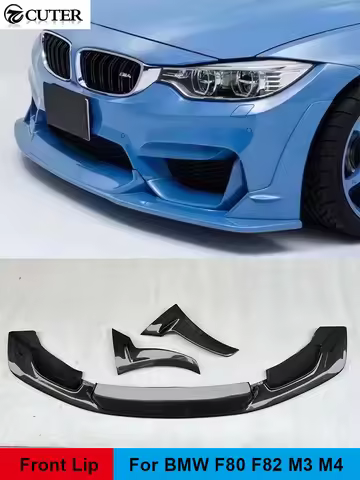 F80 F82 M3 M4 Carbon Fiber Front Bumper Lip Spoiler for Bmw F80 M3 F82 M4 2014up