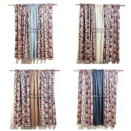 GSC | 3 in 1 Gray Conteza Printed Suksukan NonRing Window 60" inches each (4ft, 6ft and 7ft)