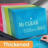 100 PCS A4 Plastic Button Files /Dokumen Folder Plastik A4/Poket Fail Butang A4 20PCS