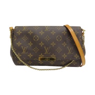 棕色 原花帆布 Favorite MM 肩背包 M40718【LOUIS VUITTON LV 路易威登】 M40718
