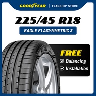 Goodyear 225/45R18 Eagle F1 Asymmetric 3 *RSC ROF Tyre (Worry Free Assurance) - BMW 3 series M Sport