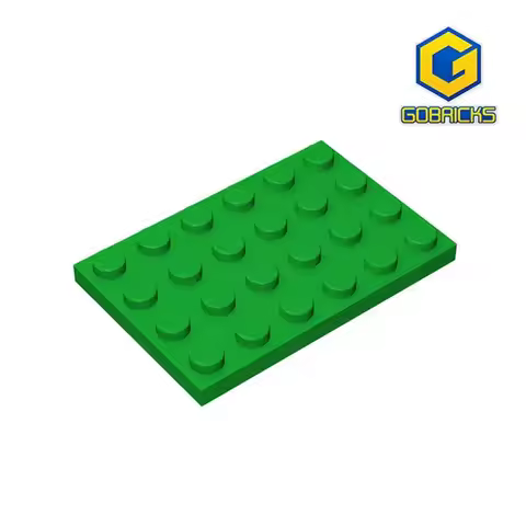 Gobricks GDS-520 Plate 4 x 6 compatible with lego 3032 pieces of children's DIY Educational Particle