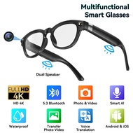 AI Smart Glasses Bluetooth Call With AI Voice Translate Intelligent shooting function Noise Reductio