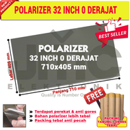 1Pcs Polaris Polarizer Polarized TV Toshiba 32 Inch 710x405mm