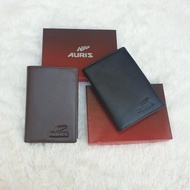 Auris Men's Genuine Leather Wallet, Men's Passport Book, Genuine Cowhide, Auris Original 48026