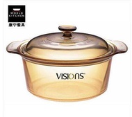 American Corning Crystal Color Visions Cookware Pot 5 Liters VSD-5 Glass Pot 3.5Lflair Series 2.8L/3.8L/5.5L