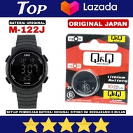 Q&q M122 Baterai jam tangan qq QnQ Q&q M122 original bergaransi asli japan