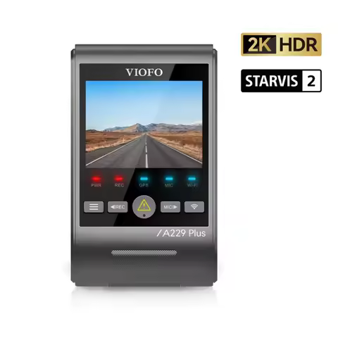 VIOFO A229 PLUS Car DVR 2K HDR Video Recorder 5GHZ WI-FI GPS Voice Control Dash Camera With Buffered