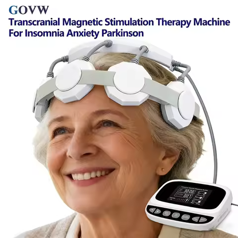 GOVW RTMS Non-Invasive Neuro Feedback Device Brain Health Equipment for PTSD Schizophrenia Anxiety D