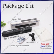 Vacuum Sealer Machine Mesin Pengedap Vakum Vacuum Food Sealer packaging machine Sealer Manual Dry We