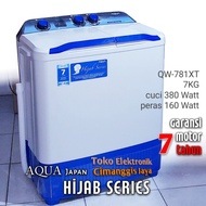 Mesin Cuci Aqua 2 Tabung 7Kg Terbaru