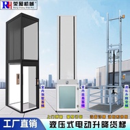 Platform Hydraulic Warehouse Lift Simple Two-Tier Villa Household Small Goods Elevator Lift Elevator