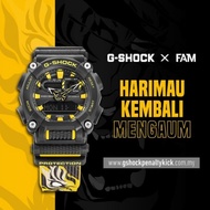 Casio G-Shock GA-900A-1A9DR- FAM Harimau Malaya 100% Authentic Original