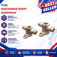 Yaumamotor Right TU26 Thick Brass Discharge Original Premium Quality 2-Stroke Pest Sprayer Pump Head