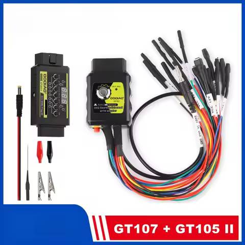 GODIAG GT107 + GT105 II DSG Plus Gearbox Data Adapter For DQ250, DQ200, VL381, VL300, DQ500, DL501, 