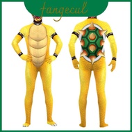 Mario Yoshi Comfortable Bowser Cosplay Costume Jumpsuit Crafted Durable From Fabric