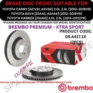 BREMBO GENUINE DISC ROTOR (FRONT) FOR TOYOTA CAMRY [ACV51, ASV50] '12-18YR / RAV4 [ZSA4] '12-18YR / 