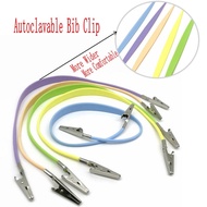 1pc Dental Bib Clips Chain Napkin Holder Autoclavable Bib Clip Dental Teeth Whitening Matirial