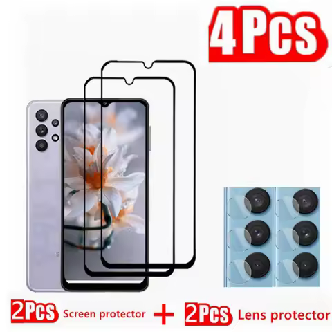 2+2 Full Cover Tempered Glass For SAMSUNG Galaxy A32 5G A325F A325F/DS A326B A326B/DS A326U A326U1 C
