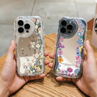 for iPhone 15 Pro 14 13 12 11 Pro Max 7Plus 8 6 6s Soft Watercolor Blooms Case
