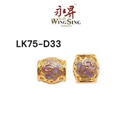 LIVE ZA9 Wing Sing Loket Emas 916 5G BALL Beads Kerawang 916 Limited Beads Gift 5D Pendant  5D Beads
