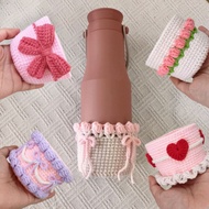 [COQUETTE EDITION] TUMBLER BOTTLE GLASS OWALA BOOT | Crochet crochet | Loosye.a