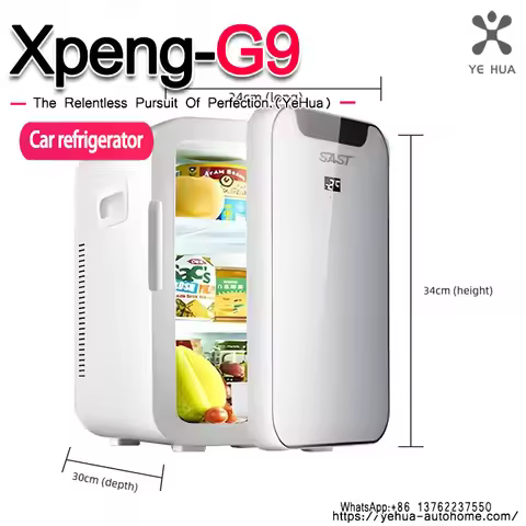 For Camping and Travel 8L 16L 20L39L Car Refrigerator with 12/220V DC Portable Fridge Freezer Fit fo