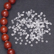 8RCG Transparent Silicone Spacer 2mm2.5mm Bracelet Spacer Crystal Pearl Spacer diy Bracelet Necklace