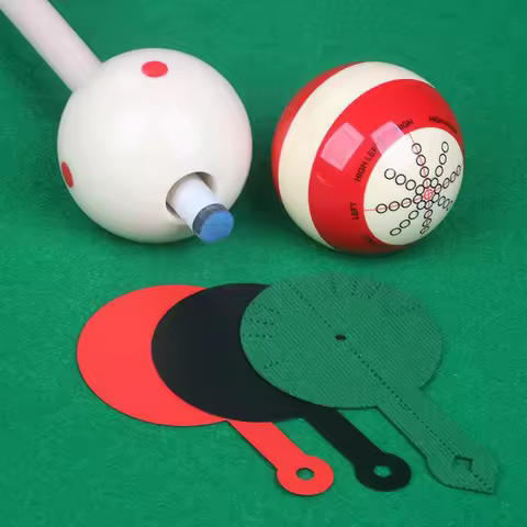 Cue Ball Trainer Billiard Supplies Billiards Aiming Practice Stickers Pool Tables Aid Pad Accessory 