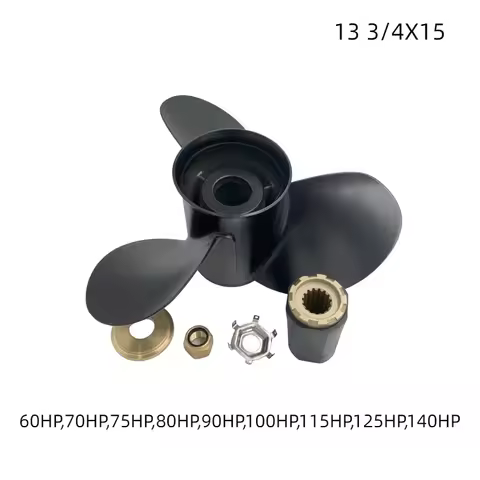 Marine Propeller 13 3/4X15 for Mercury 60Hp-125Hp 3-Blade Aluminum 15 Tooth Rh Oem No.: 48-77342A45 