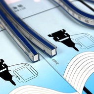 Flexible Curve Ruler Clear Plastic Technical Geometry French Curve Ruler (Set of 3)