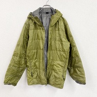 90年代 Mont-bell UL Thermawrap 復古卡其色派克大衣，L古著