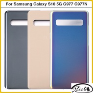 For Samsung Galaxy S10 5G SM-G977B G977 G977N Battery Back Cover Rear Door 3D Glass Panel Housing Ca