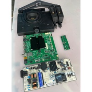TCL 55C655 55" TV MAIN BOARD, POWER SUPPLY, WIFI CARD, TV STAND AND SPEAKER