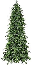 Premium Artificial Christmas Pine Tree Foldable Metal Stand, Perfect Choice for Xmas Decoration(6FT)