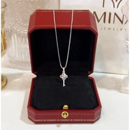 Luxury design 4-leaf clover key pendant silver necklace - MINA JEWELRY High Quality JEWELRY