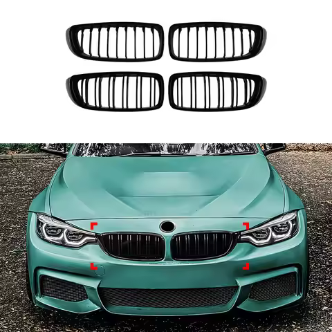BMW F33 grille It is suitable for BMW 4 Series F32 F33 F36 2014-2020 single-line double-line middle 