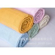 Blanket Cotton Towel Blanket All-Cotton Towel Blanket Air Conditioner Cover Blanket Pure Cotton Thin