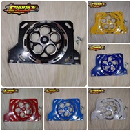 MESIN RADIATOR COVER SET SPINNER ROTARY RADIATOR ENGINE FAN NMAX NEW OLD AEROX LEXI ROUND MODEL